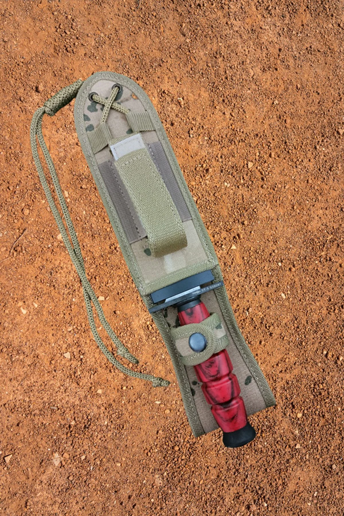 Halmak Outdoor Bıçak Mutfak Bıçak Komando Rambo Kamp Av Bıçak Çakı Kılıflı (30 Cm)