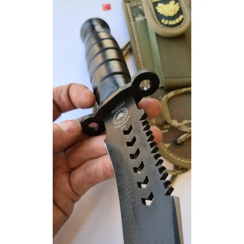 Halmak Siyah Delikli Komando ve Av Bıçağı