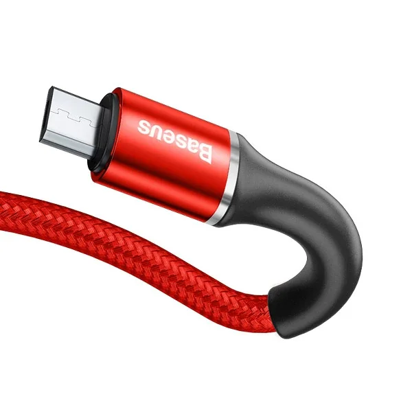 Halo Mikro USB 3A Hızlı Şarj Kısa Kablo - 0.25m Power Bank Şarj Kablosu