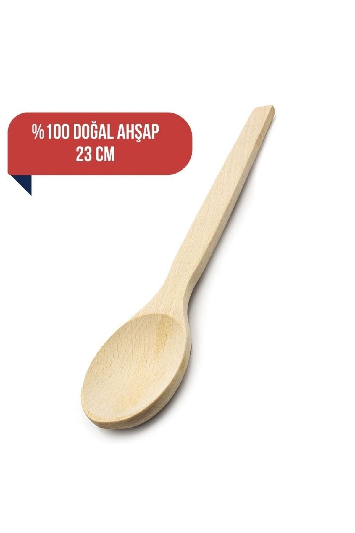 Ham Ahşap Doğal Yemek Kaşığı