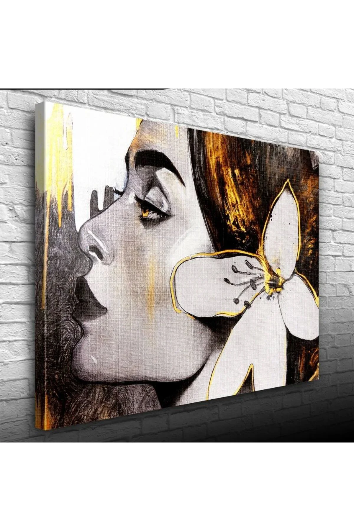 Hamaktaki Fil Kanvas Tablo 50 x 70