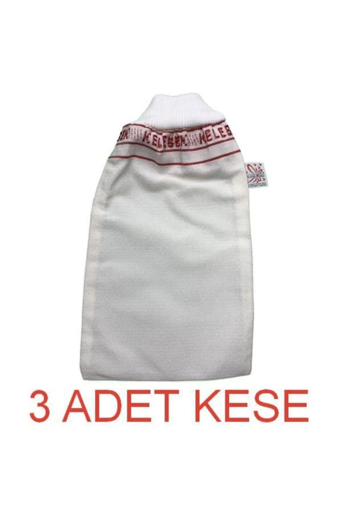 Hamam Lastikli Kelebek Kese Orta Sert & Banyo Kesesi 3'lü