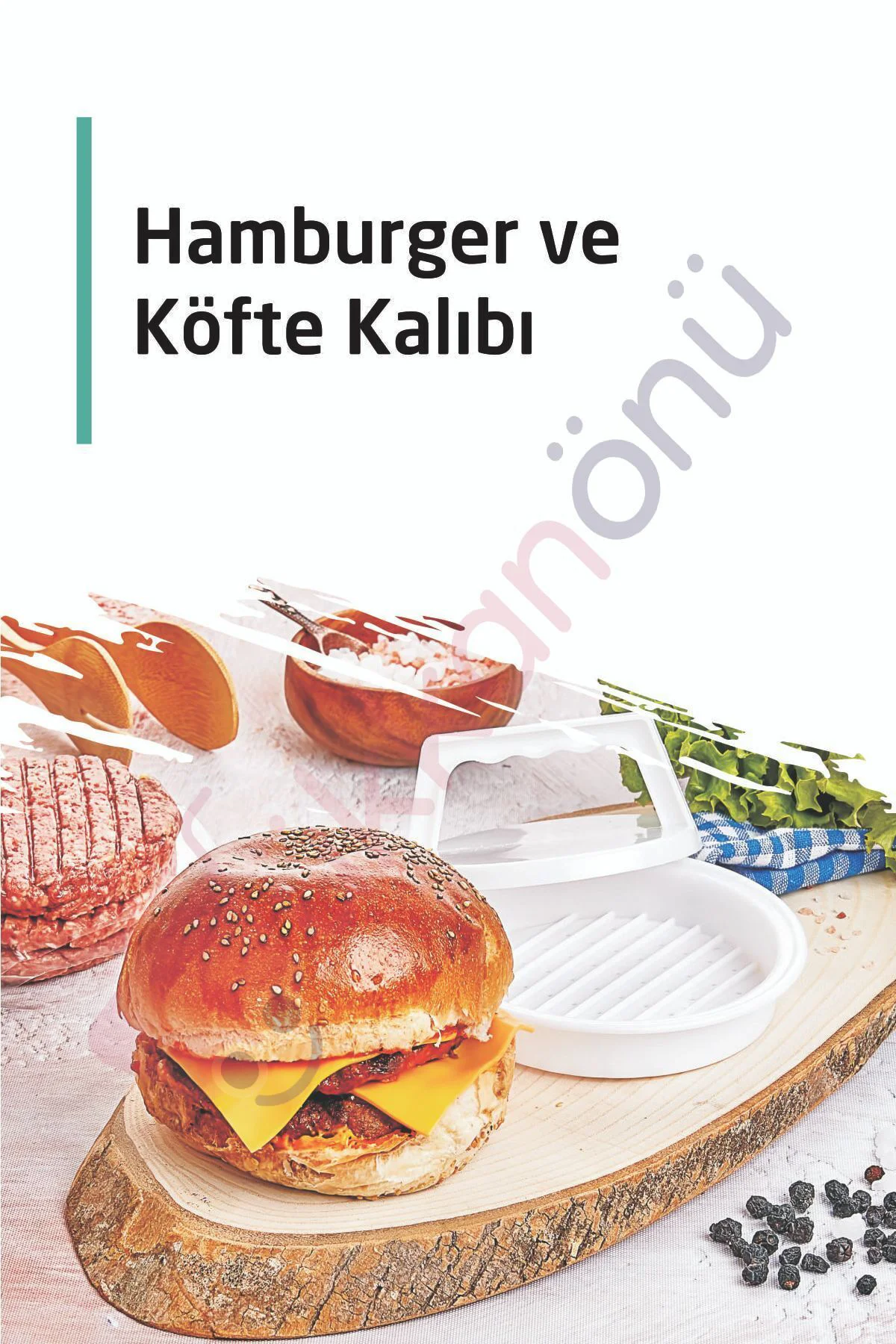 Hamburger Köfte Kalıbı Köfte Presi Şekillendirici Burger Press Pr