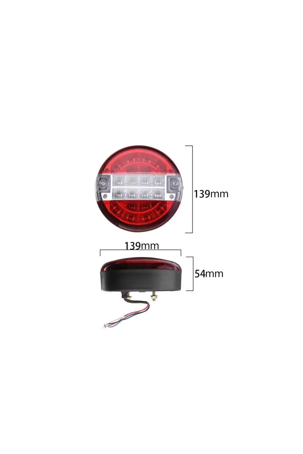 Hamburger Led Stop Lambası 2 Adet 12/24 Volt Stop Lambası Takımı