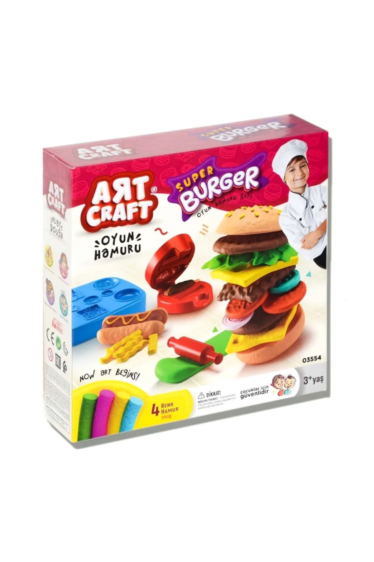 Hamburger Oyun Hamuru Seti