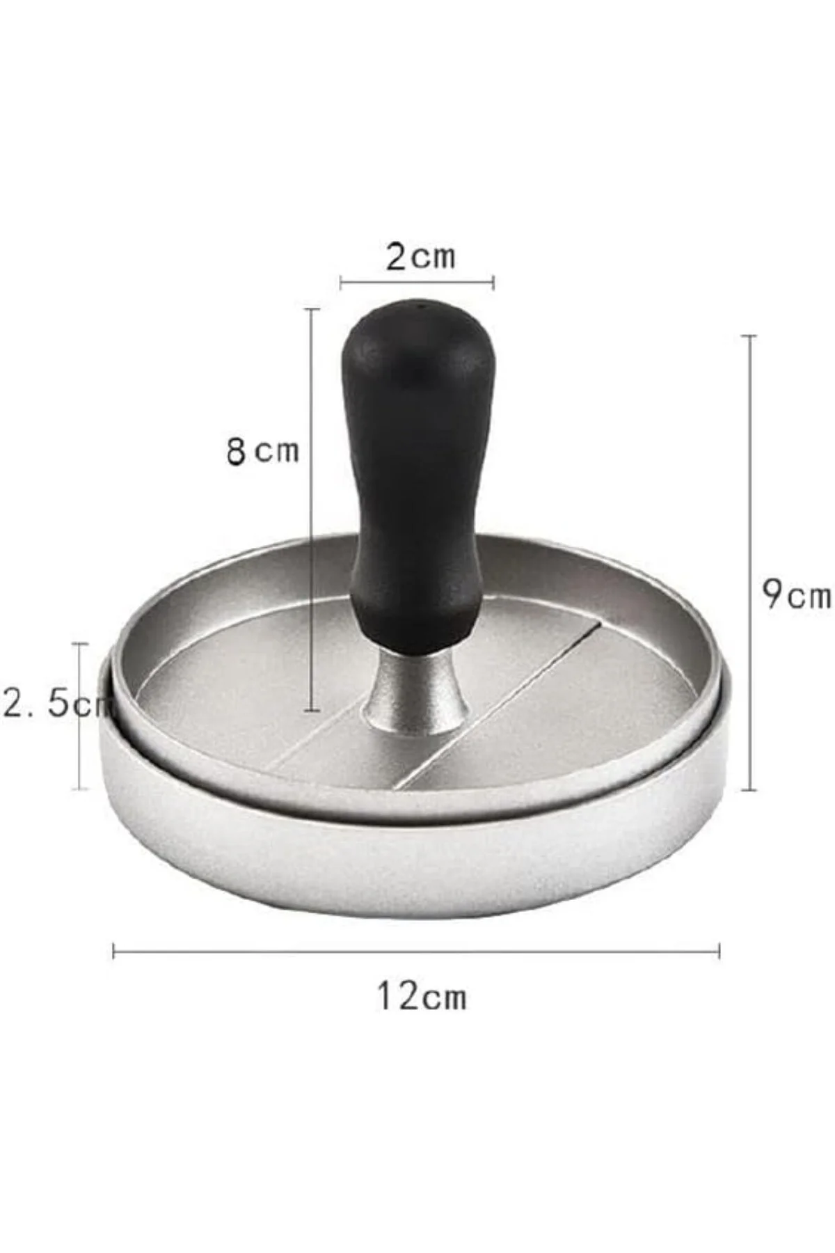 HAMBURGER PRESS ALÜMİNYUM
