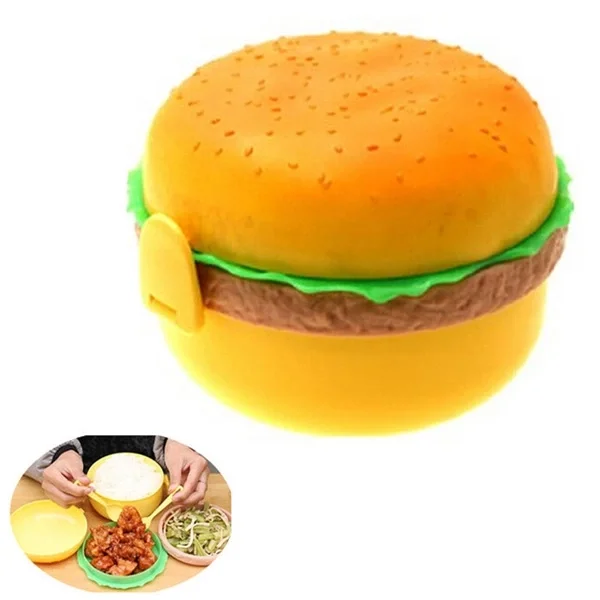 Hamburger Tasarımlı Beslenme Kabı Hamburger Tasarımlı Beslenme Kabı