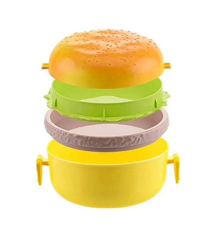 Hamburger Tasarımlı Beslenme Kabı Diğer
