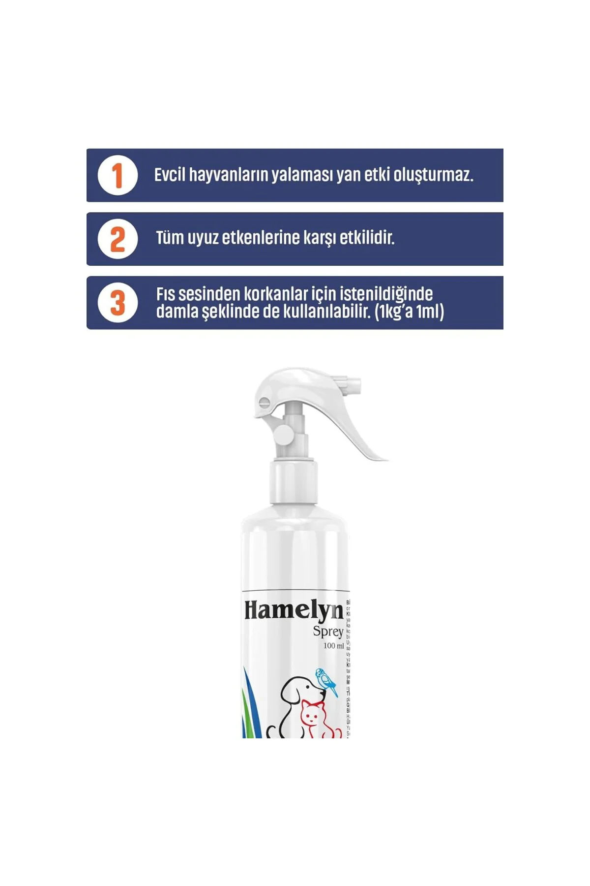 Hamelyn Bit-Pire-Kene Spreyi, Doğal Koruma, Kedi Köpek Kuş Tavşan