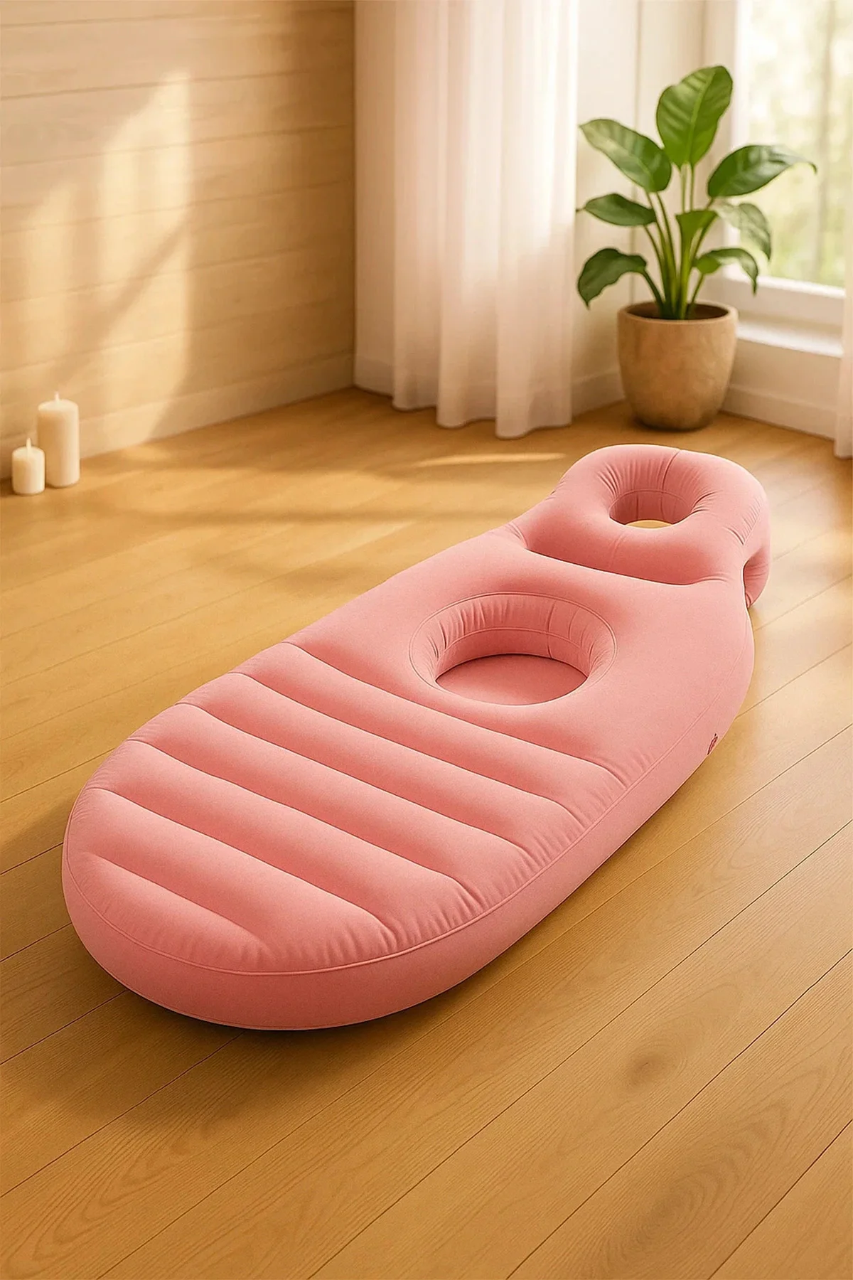 Hamile Uyku Minderi Tam Vücut Destekli Ergonomik Gebelik Yan Yatm