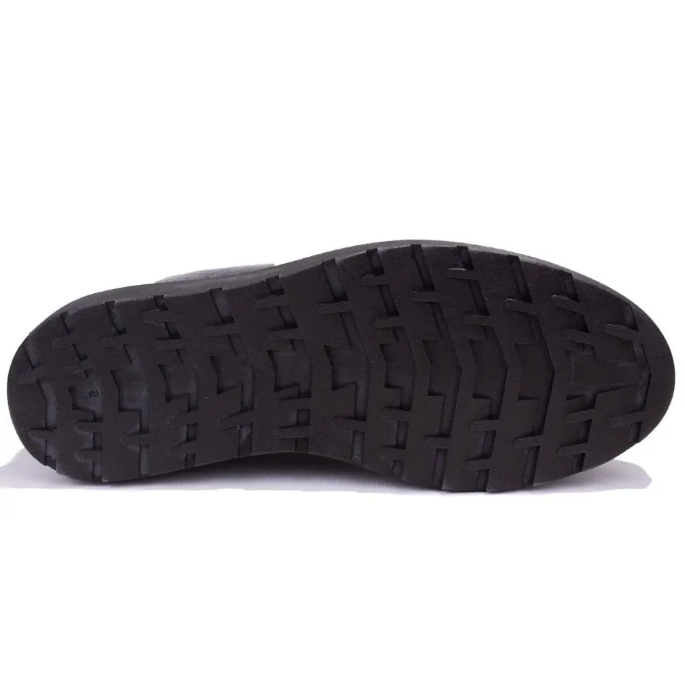 Hammer jack 422313 Siyah Cilt Ortopedik Günlük Erkek Deri Ayakkab