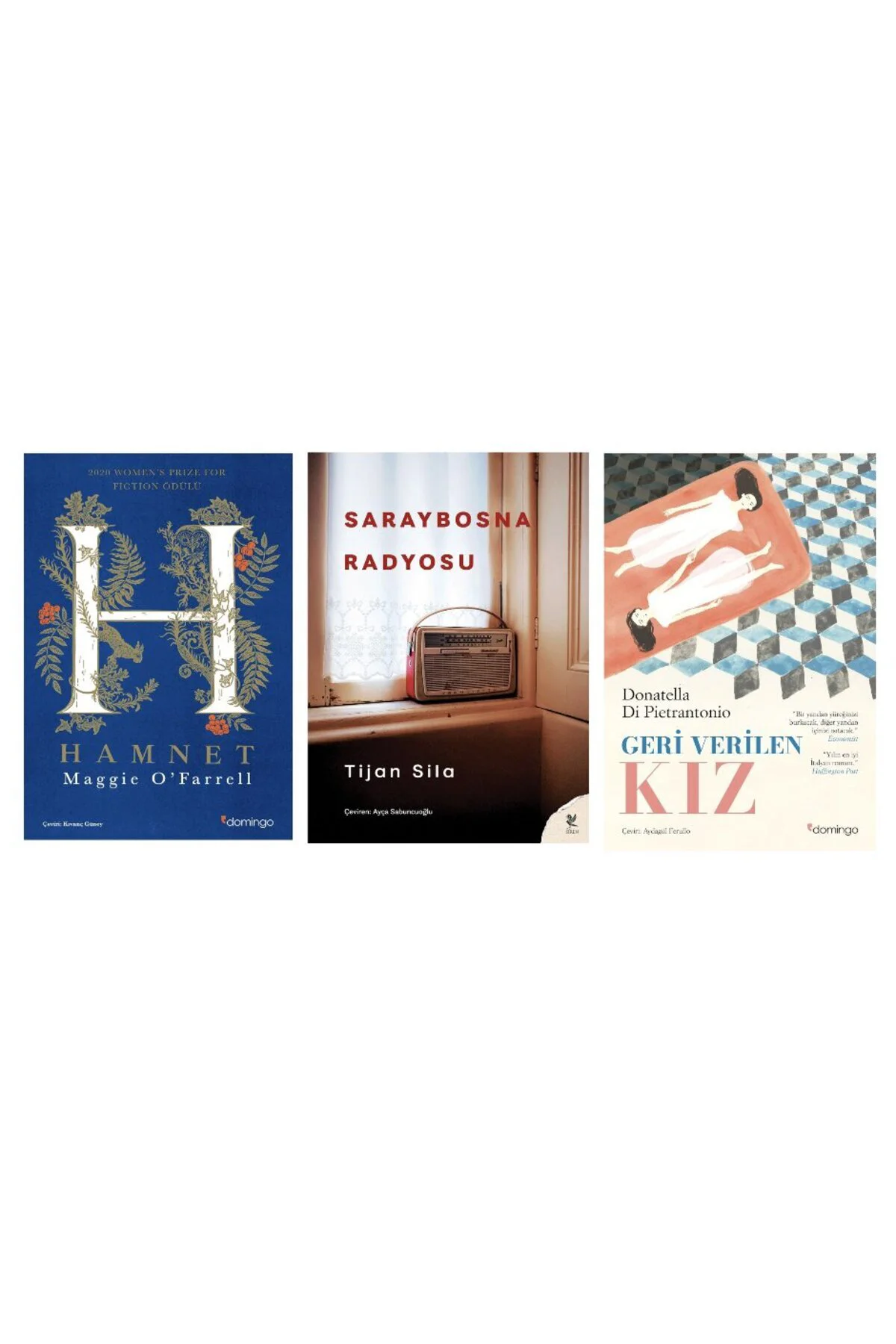 HAMNET +SARAYBOSNA RADYOSU+GERI VERILEN KIZ=(3KITAP)