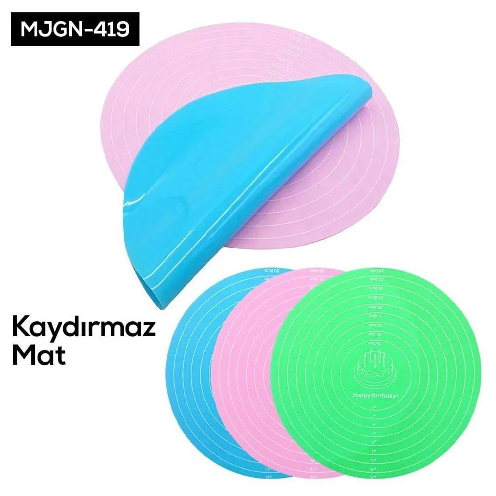 Hamur Kaydırmaz Mat – Silikon Hamur Açma Silpat 50x40 cm | Gıda Uyumlu Fiyatı, Yorumları ve Özellikleri