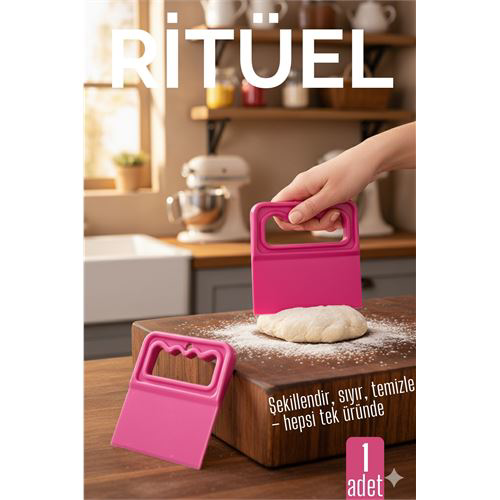 Hamur Kesici Kazıyıcı ve Spatula - Esnek Yapı ile Unlu Mamul Haz Hamur Kesici Kazıyıcı ve Spatula - Esnek Yapı ile Unlu Mamul Haz