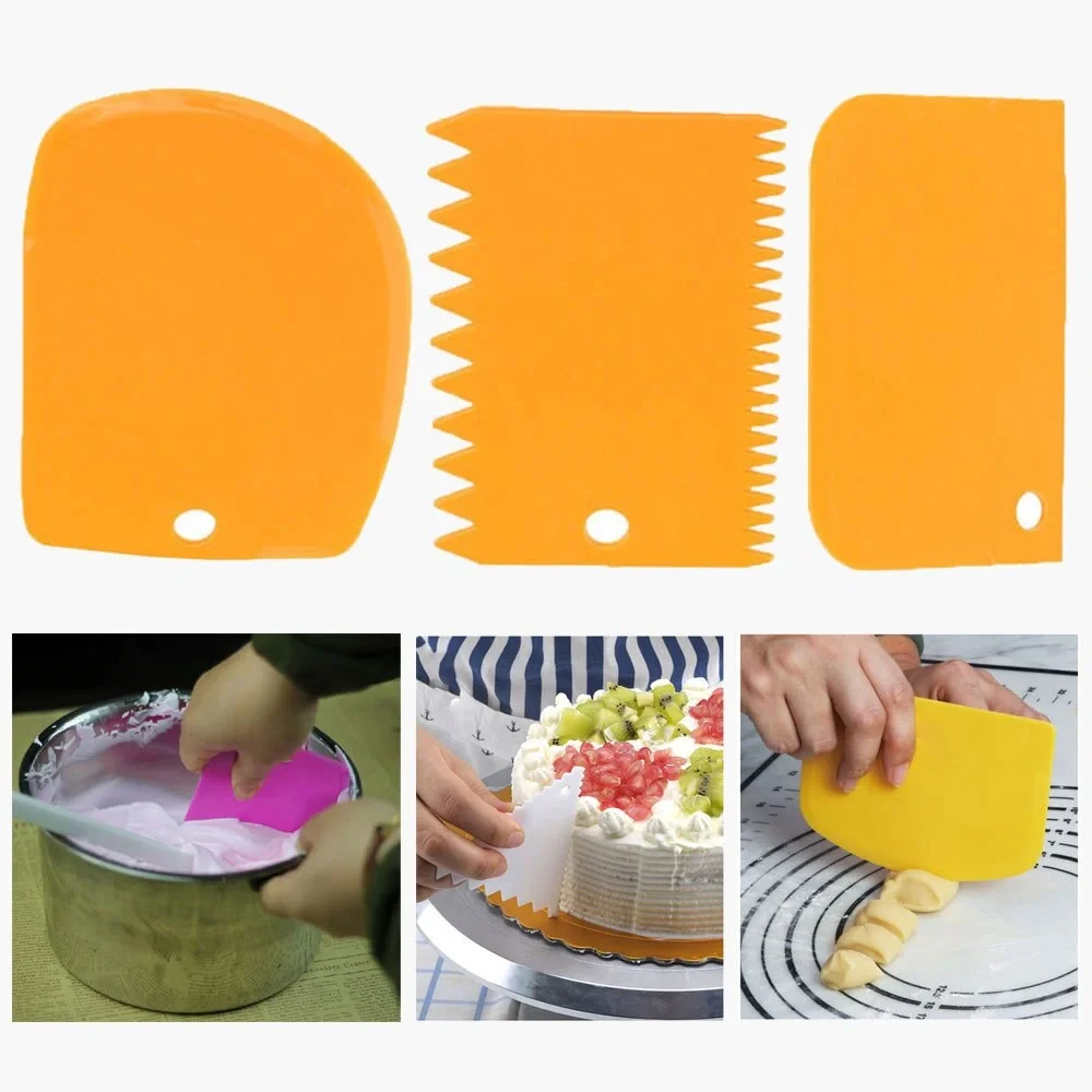 Hamur Şekillendirici Kesici Kazıyıcı Pasta Kek Dekorasyon Seti Hamur Şekillendirici Kesici Kazıyıcı Pasta Kek Dekorasyon Seti