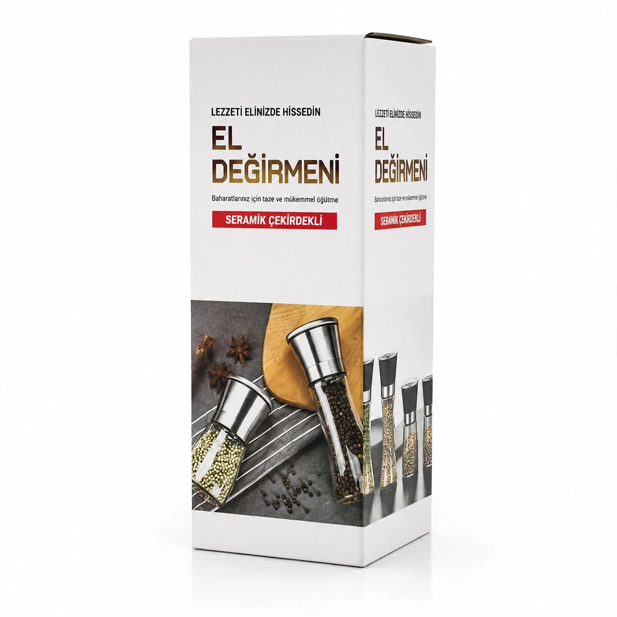 Hand Grınder Büyük Cam Hazneli - Pls.kapaklı - Krom Belli Tuz - Baharat Öğütücü Bx40 Hand Grınder Büyük Cam Hazneli - Pls.kapaklı - Krom Belli Tuz - Baharat Öğütücü Bx40