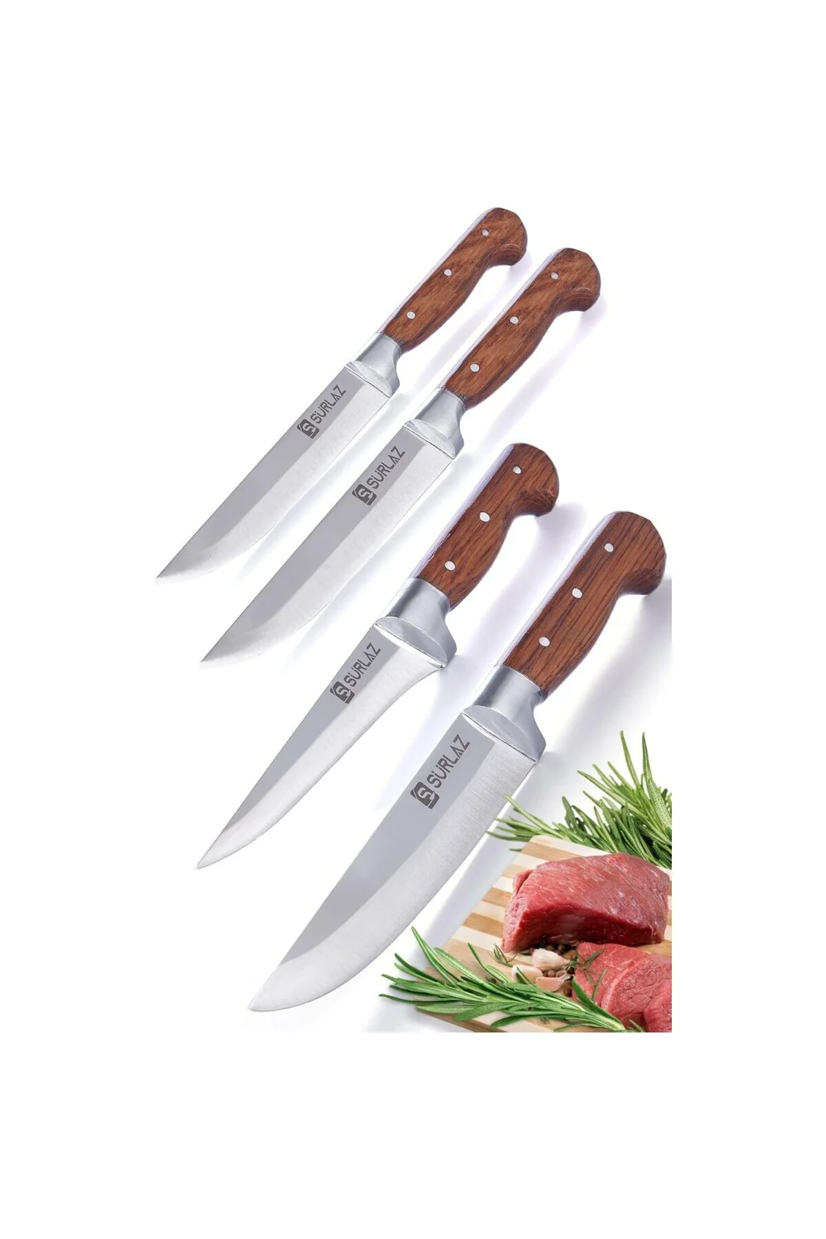 Handmade Kasap Kurban Serisi Bıçak Seti Et Sebze Yüzme Sıyırma Bı