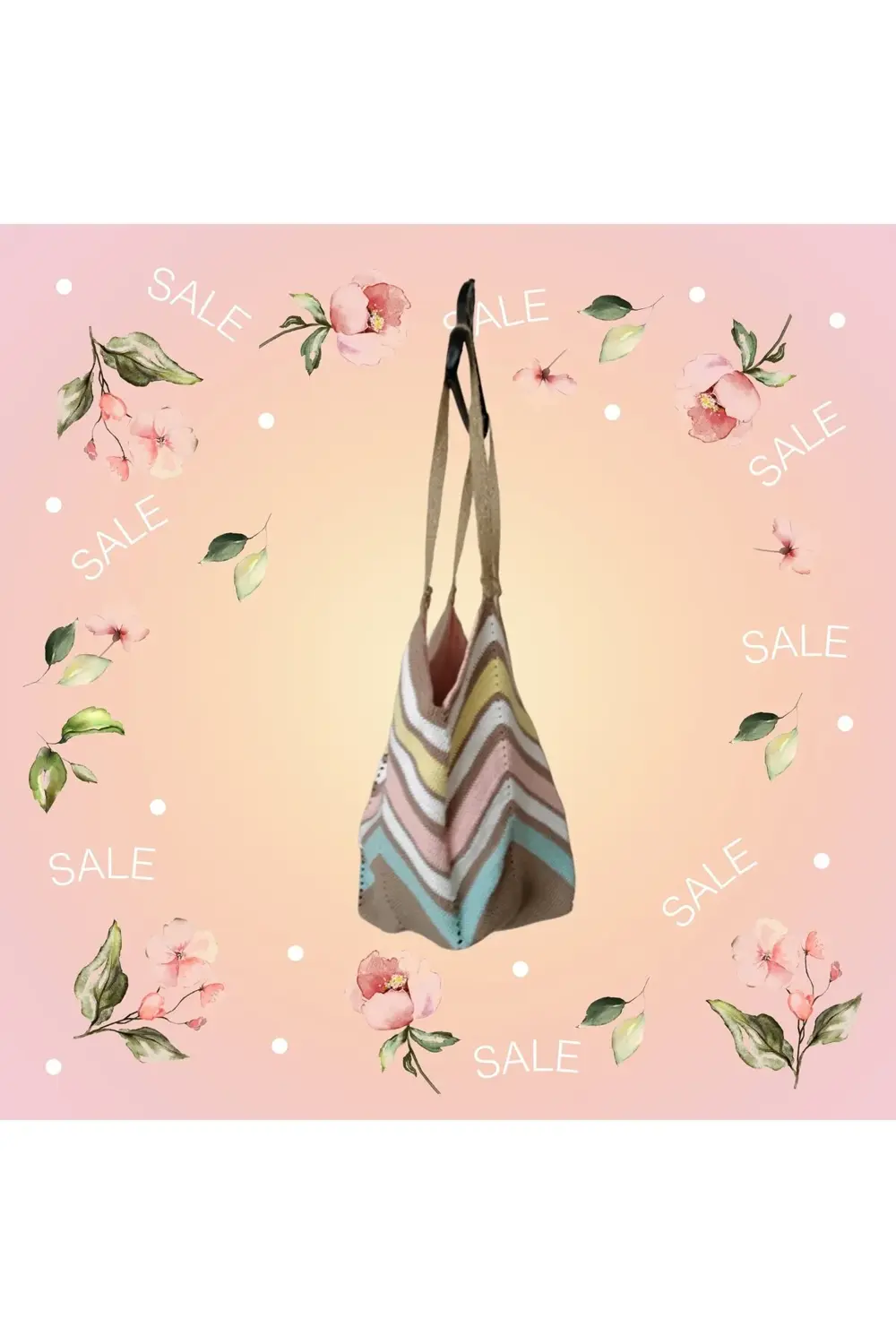 Handmade Örme Astarlı Kol Çanta Handmade Örme Astarlı Kol Çanta