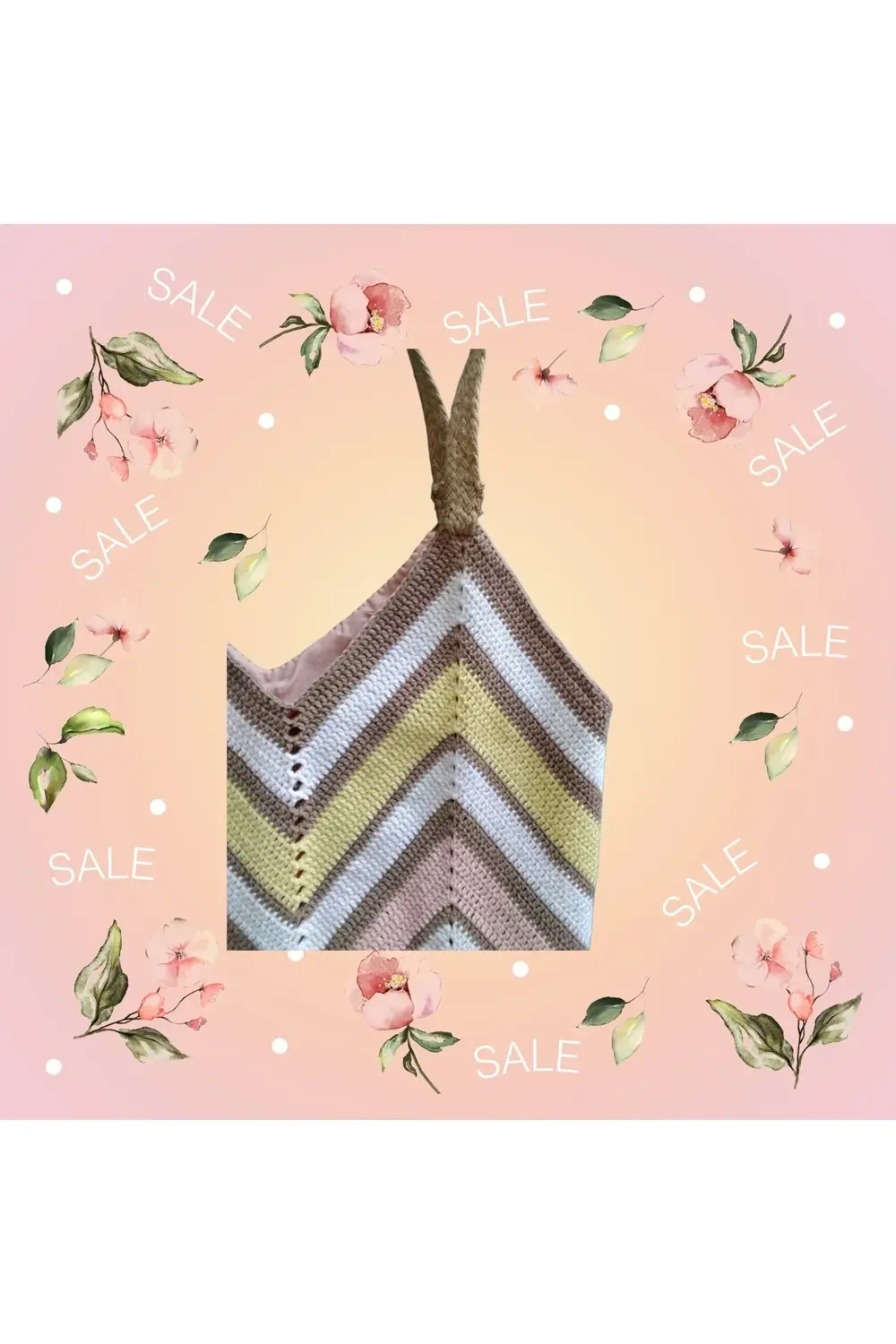 Handmade Örme Astarlı Kol Çanta Handmade Örme Astarlı Kol Çanta