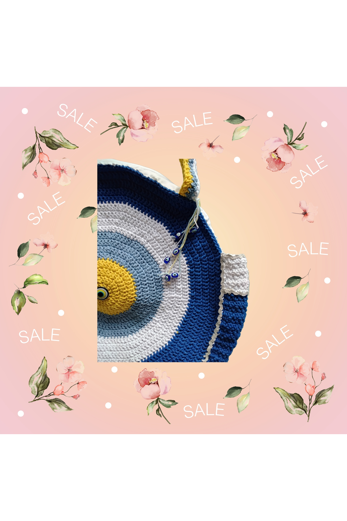 Ghostbusters Handmade Örme Nazar Boncuklu Çanta