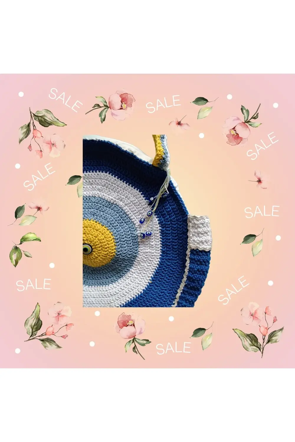 Handmade örme nazar boncuklu çanta Handmade örme nazar boncuklu çanta