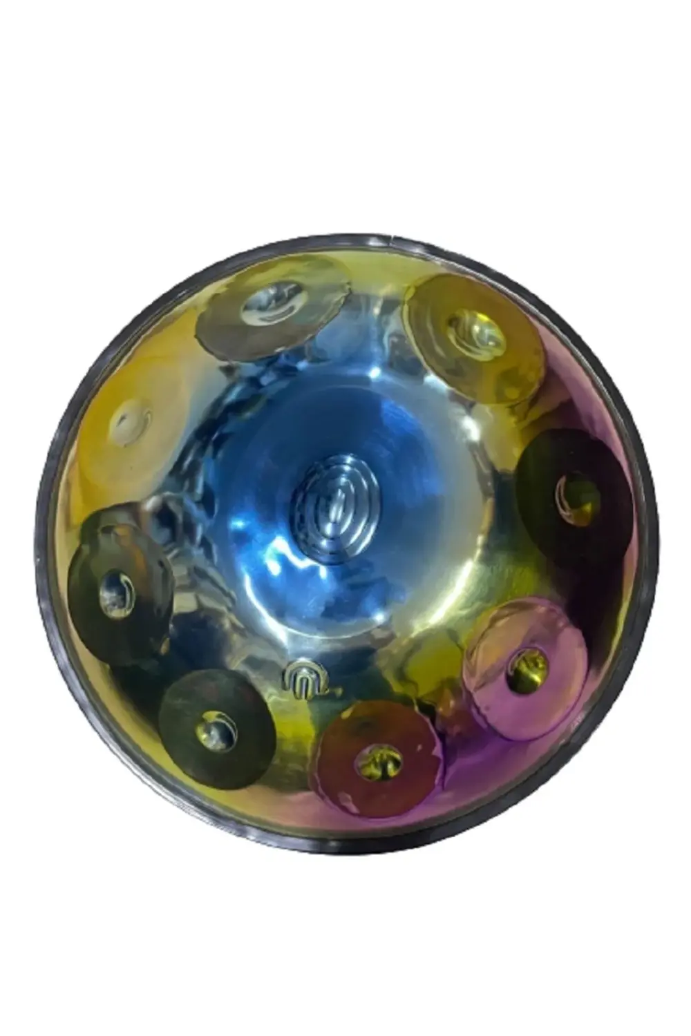 Hang Drum, Handpan Space Drum Nitrided Parlak 7 Renk Steel Drum 9