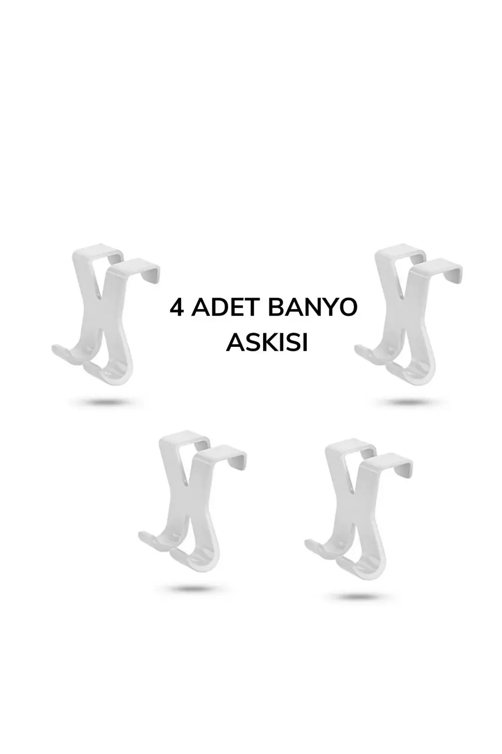 ® Hang it Pratik Kolay Taşımabilir Havlupan 2 Kancalı Banyo Askıs