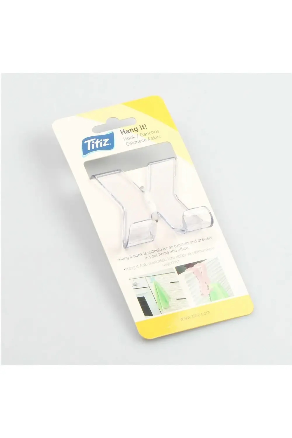 ® Hang it Pratik Kolay Taşımabilir Havlupan 2 Kancalı Banyo Askıs