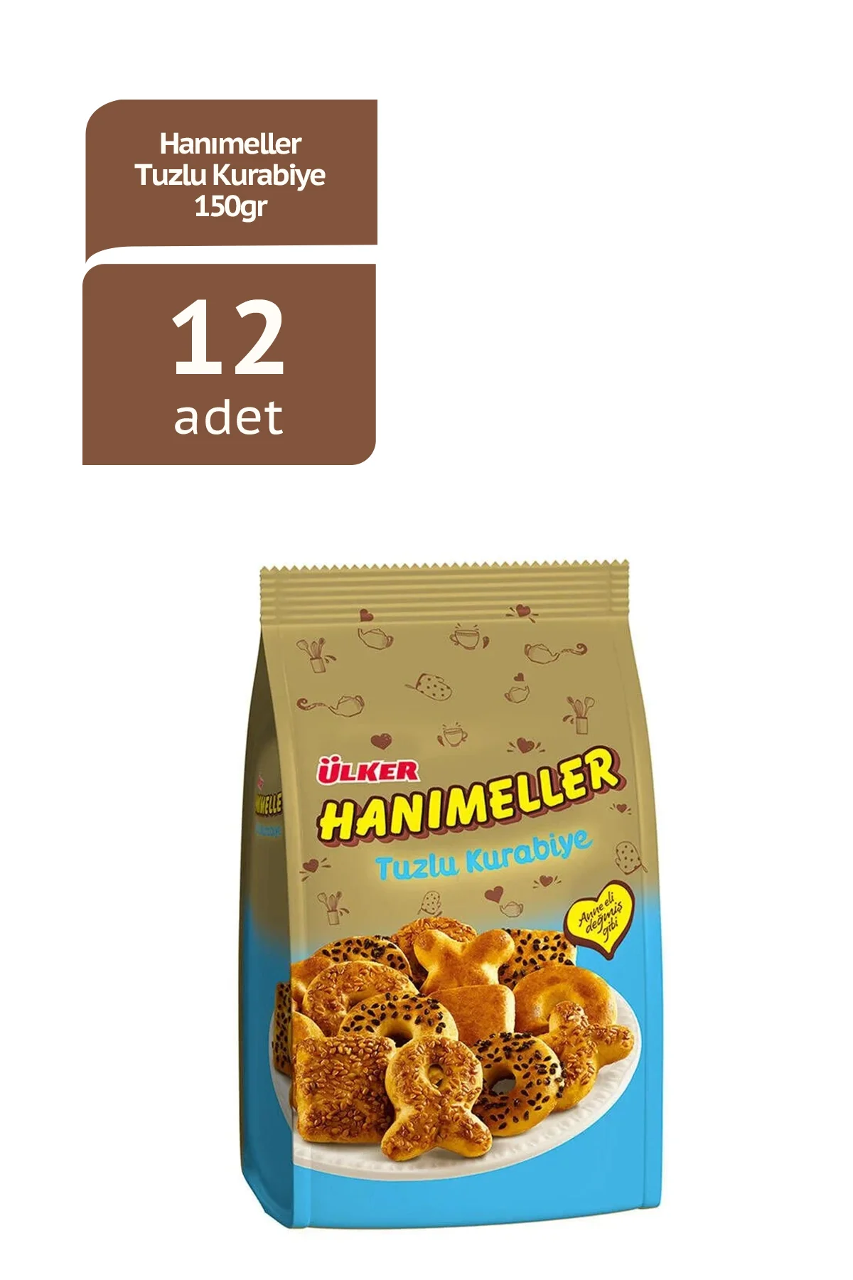 HANIMELLER Tuzlu Karışık Kurabiye - Anne eli değmiş gibi - 150 gr