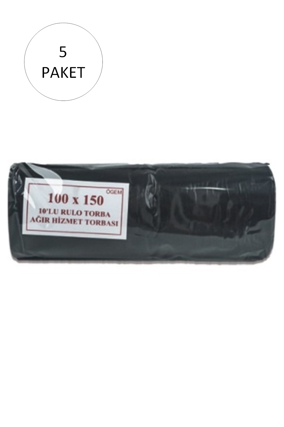 Hantal Boy Çöp Torbası 100 x 150 cm 10 Lu Rulo x 5 Paket = 50 Ade
