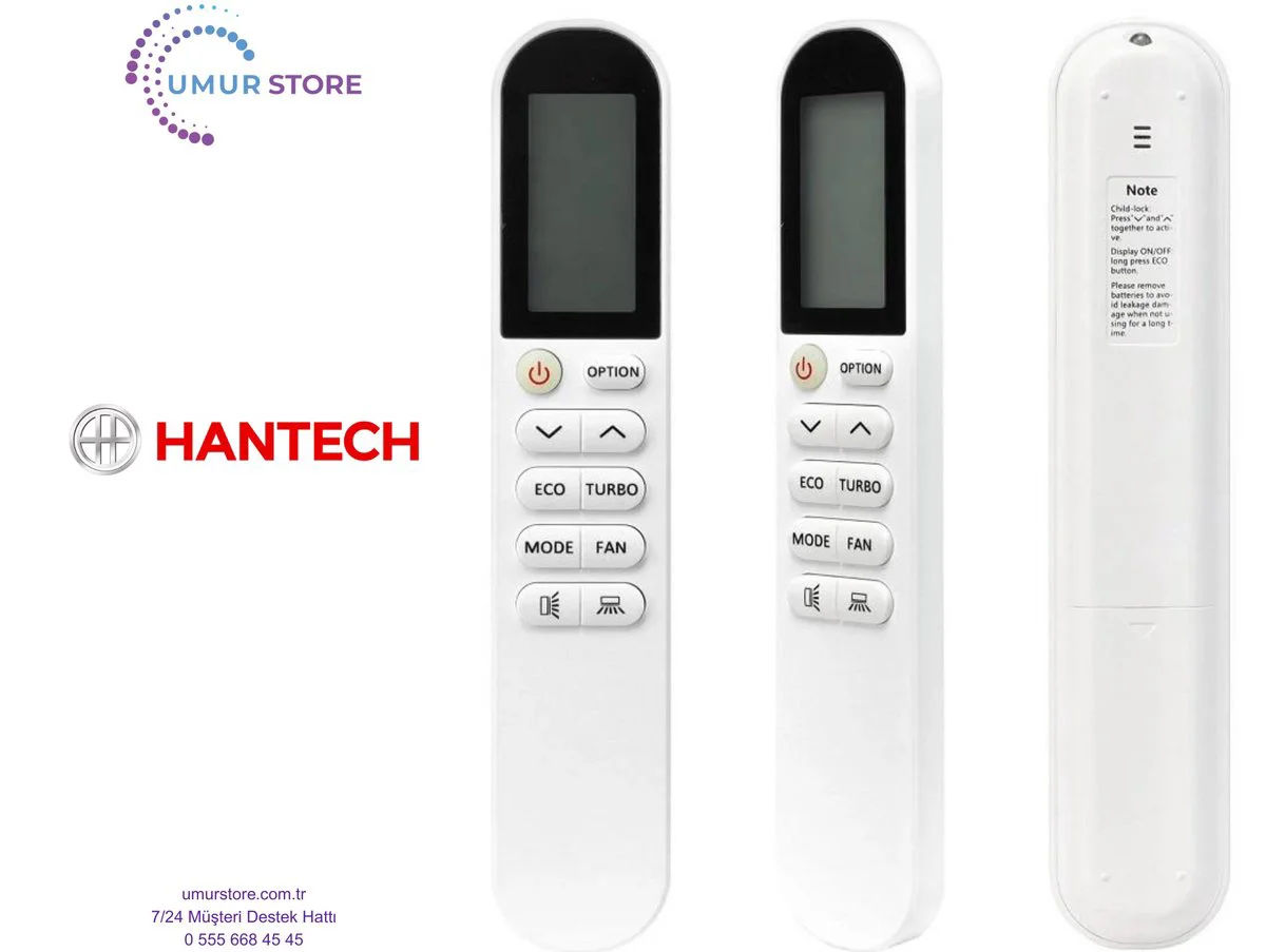 Hantech HNT-BN09VMCL/S Uyumlu Klima Kumandası