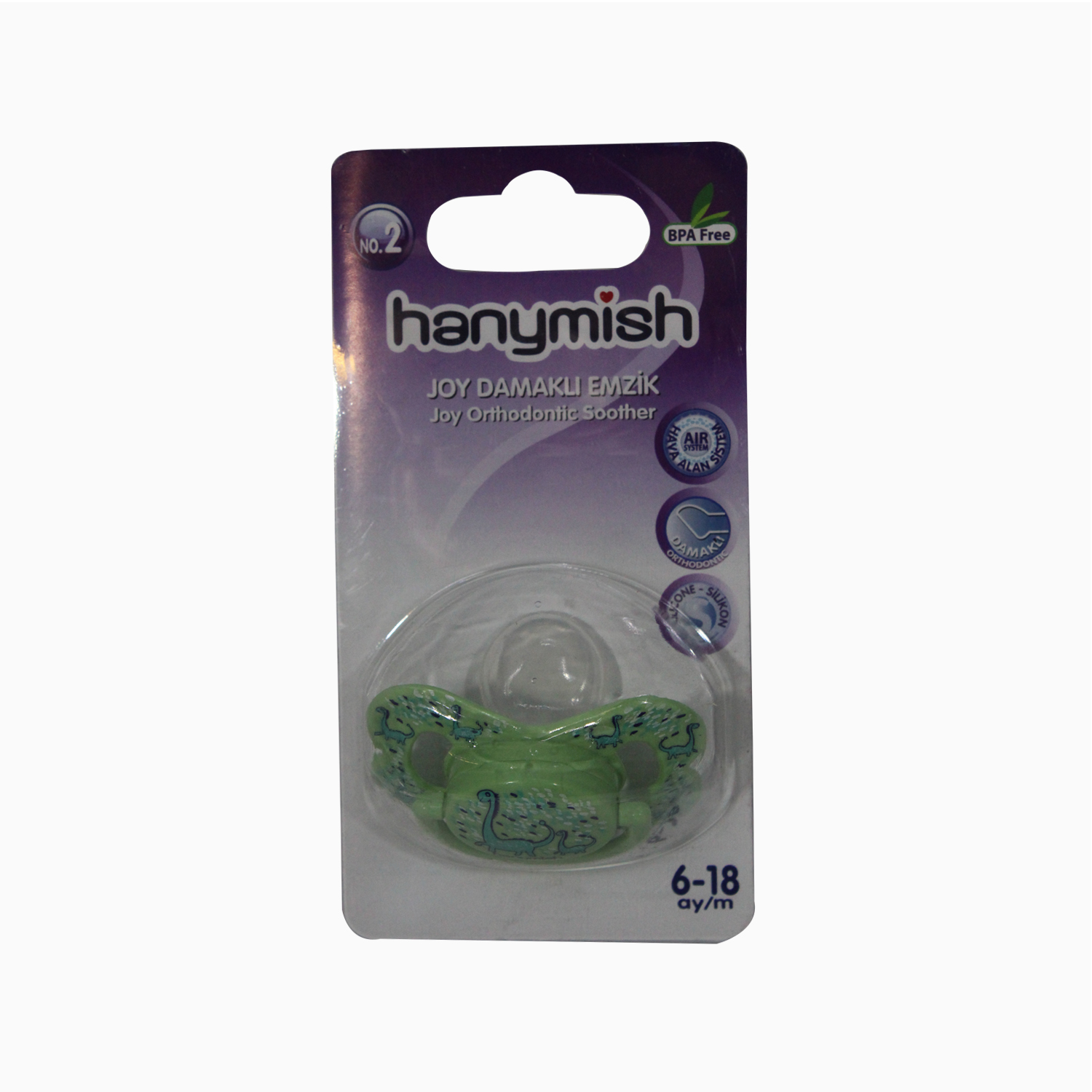 Hanymısh 107 Joy Silikon Damakli Emzik No:2