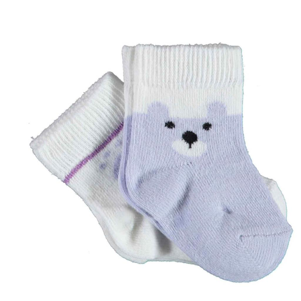 Happy Bear 2'Li Çorap 68413 Lila Happy Bear 2'Li Çorap 68413 Lila