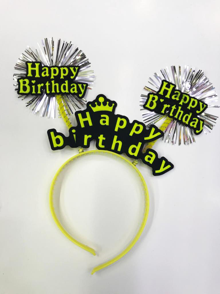 Happy Birthday Neon Renk Doğum Günü Tacı 12 Adet Happy Birthday Neon Renk Doğum Günü Tacı 12 Adet