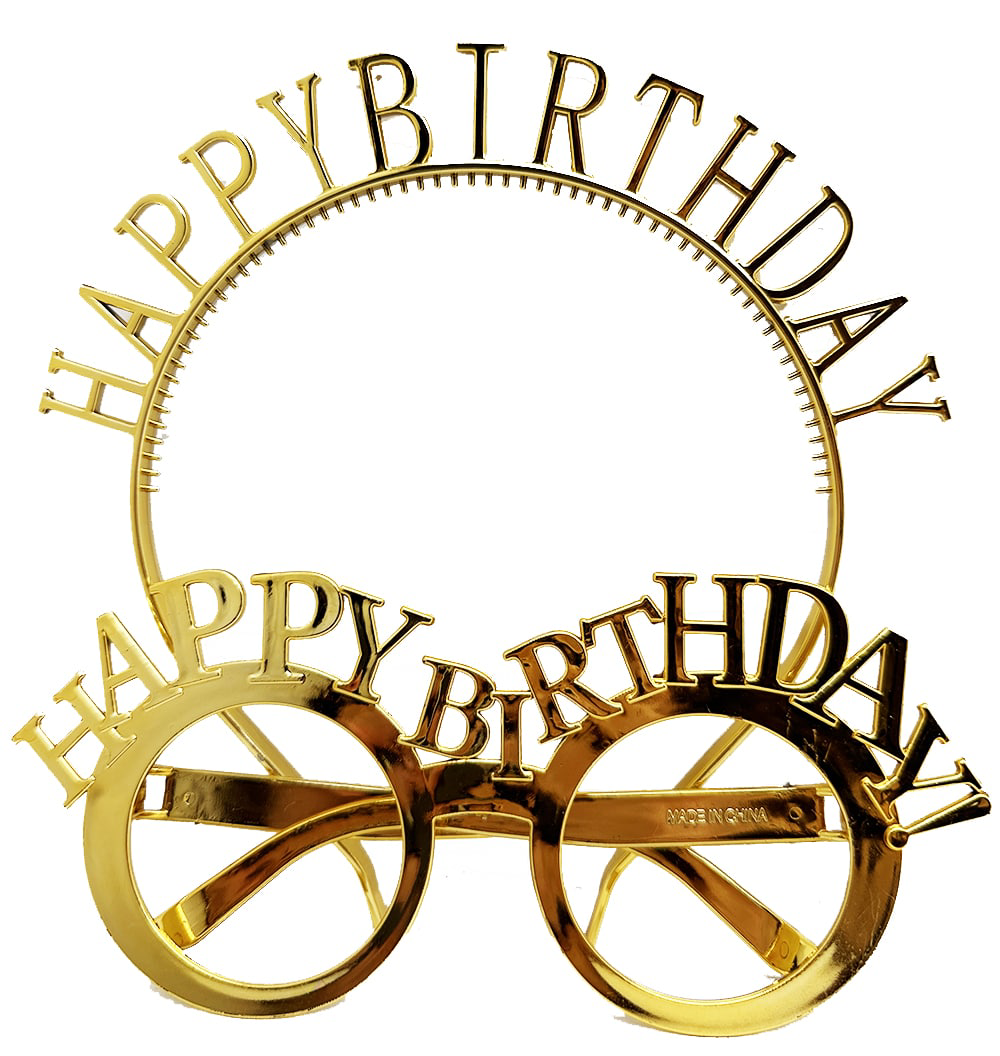 Happy Birthday Yazılı Taç ve Happy Birthday Yazılı Gözlük Seti Al Happy Birthday Yazılı Taç ve Happy Birthday Yazılı Gözlük Seti Al