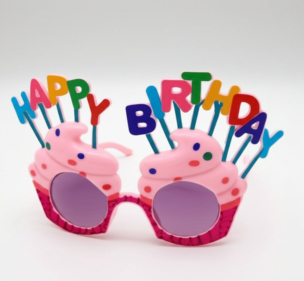 Happy Birthday Yazılı Pembe Fuşya Parti Gözlüğü 12x7 cm Doğum Gün Happy Birthday Yazılı Pembe Fuşya Parti Gözlüğü 12x7 cm Doğum Gün