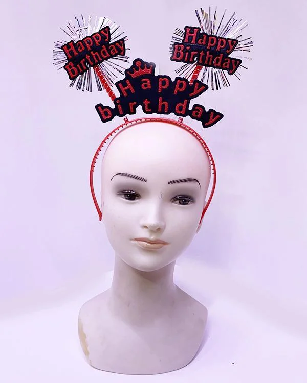 Happy Birthday Doğum Günü Tacı – Neon Kırmızı Püsküllü Parti Aksesuarı Fiyatı, Yorumları ve Özellikleri