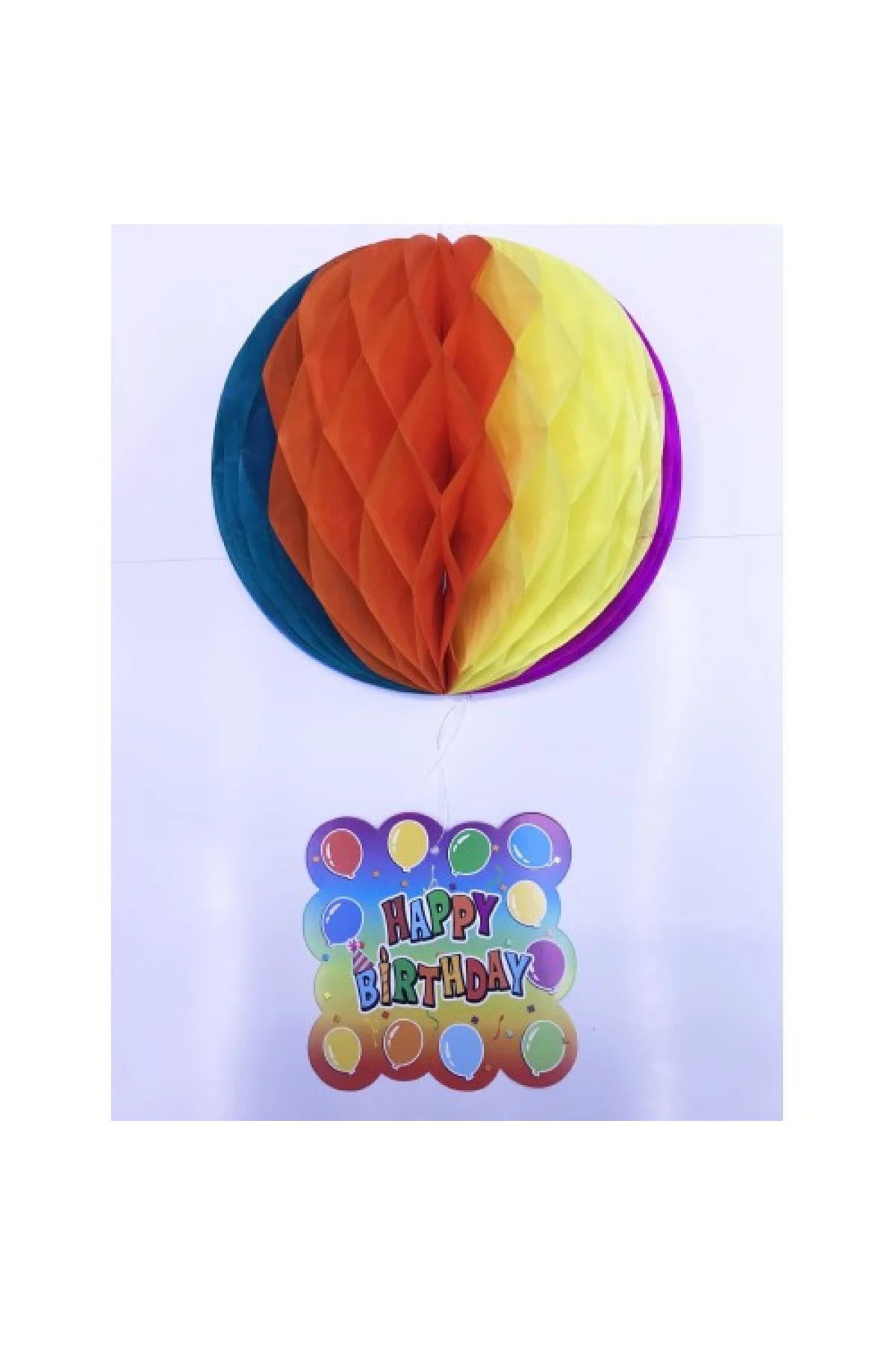 Happy Birthday Kağıt Süsü 55 Cm