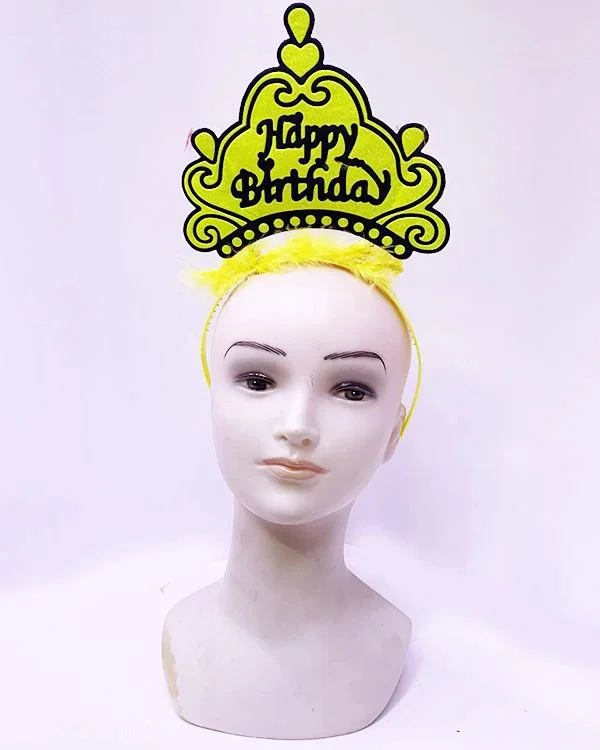 Happy Birthday Neon Sarı Doğum Günü Tacı - Kırılmaz Parti Aksesuarı Fiyatı, Yorumları ve Özellikleri