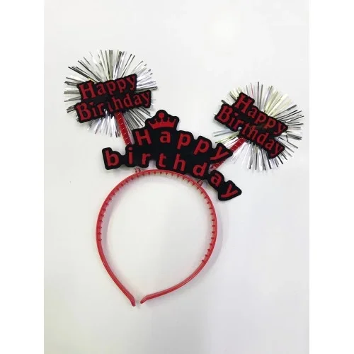 Happy Birthday Neon Renk Doğum Günü Tacı - 12 Adet Happy Birthday Neon Renk Doğum Günü Tacı - 12 Adet