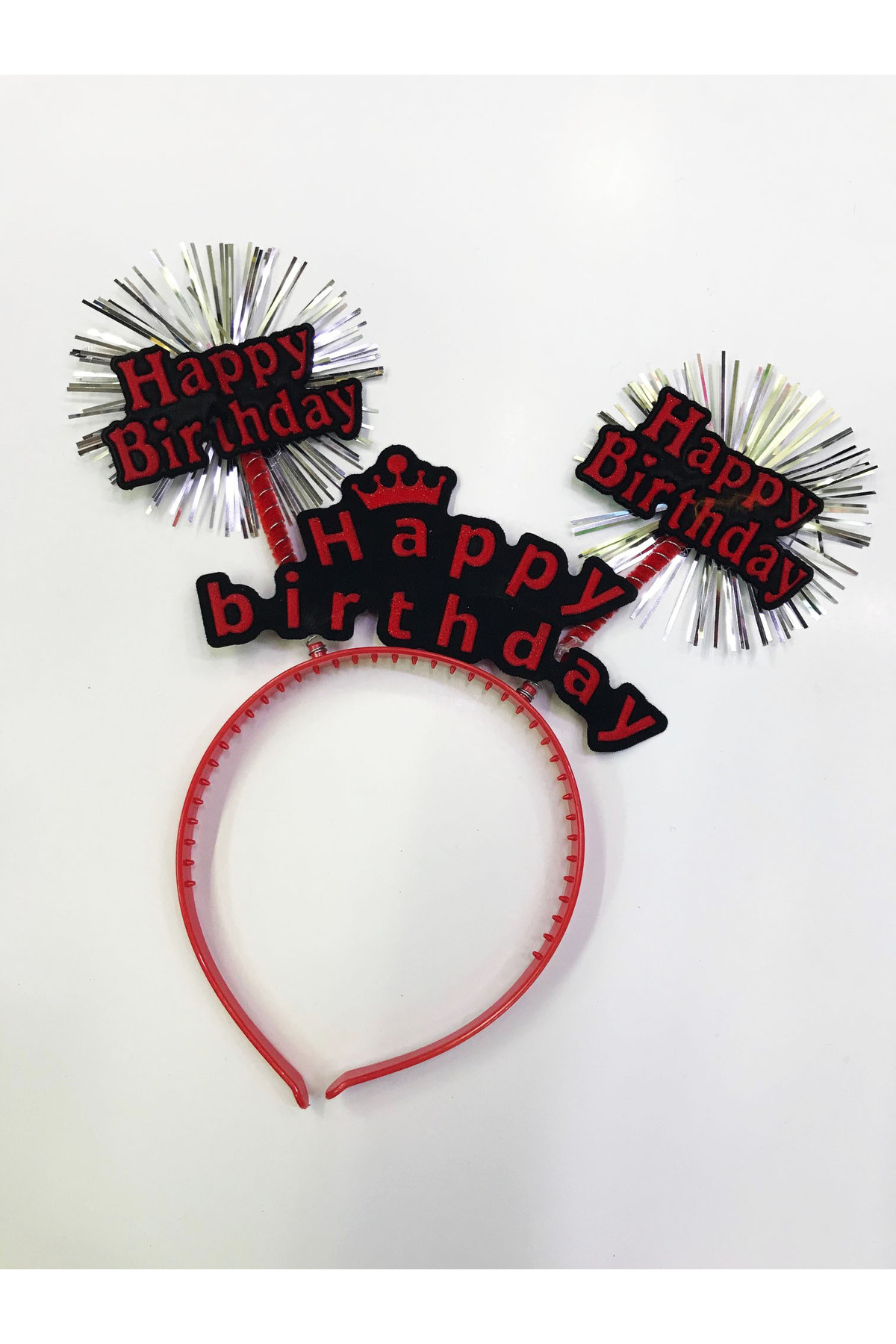 Good And New Happy Birthday Neon Renk Doğum Günü Taci 12 Adet