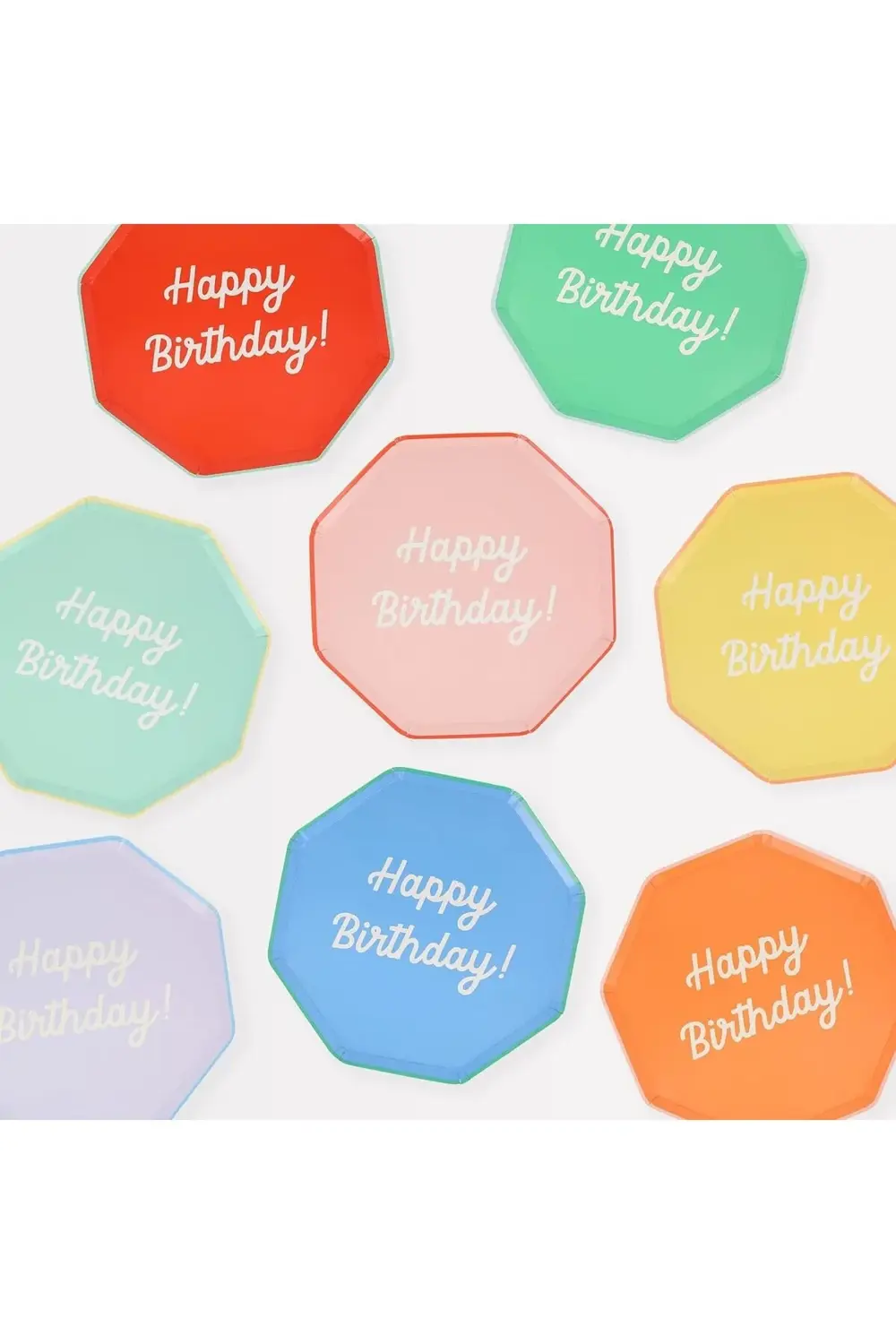 - Happy Birthday Tabaklar - M - 8 Adet 1178227