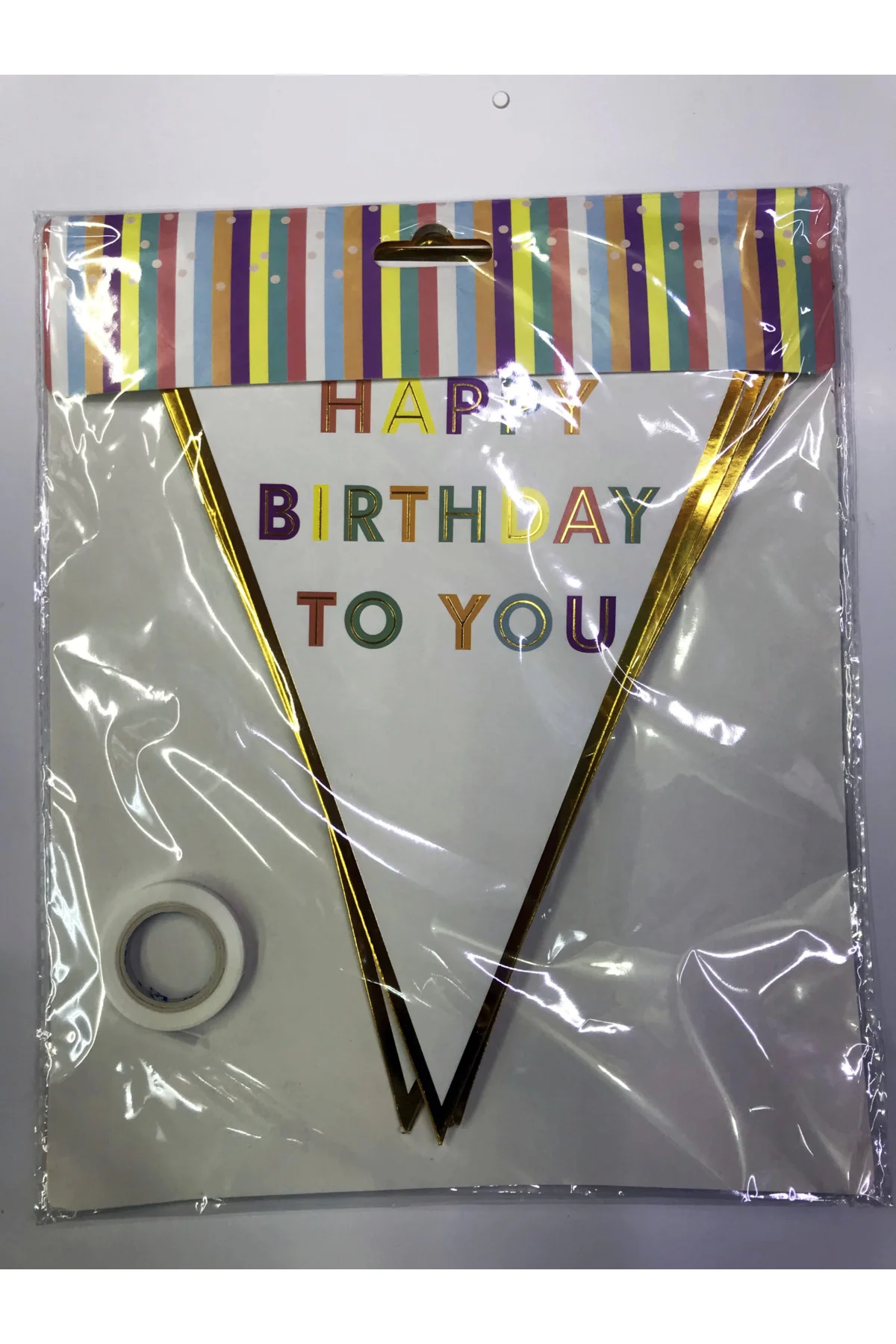 Happy Birthday To You Flama Bayrak Süs - Görsel 3