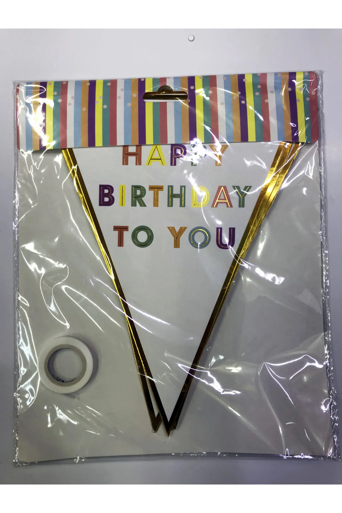 Happy Birthday To You Flama Bayrak Süs - Görsel 3