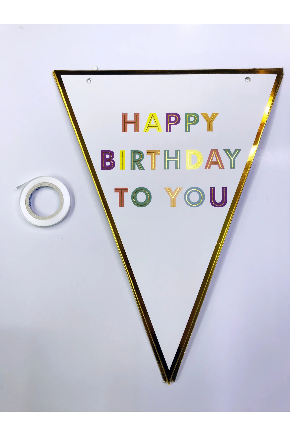 Happy Birthday To You Flama Bayrak Süs GO50603106590