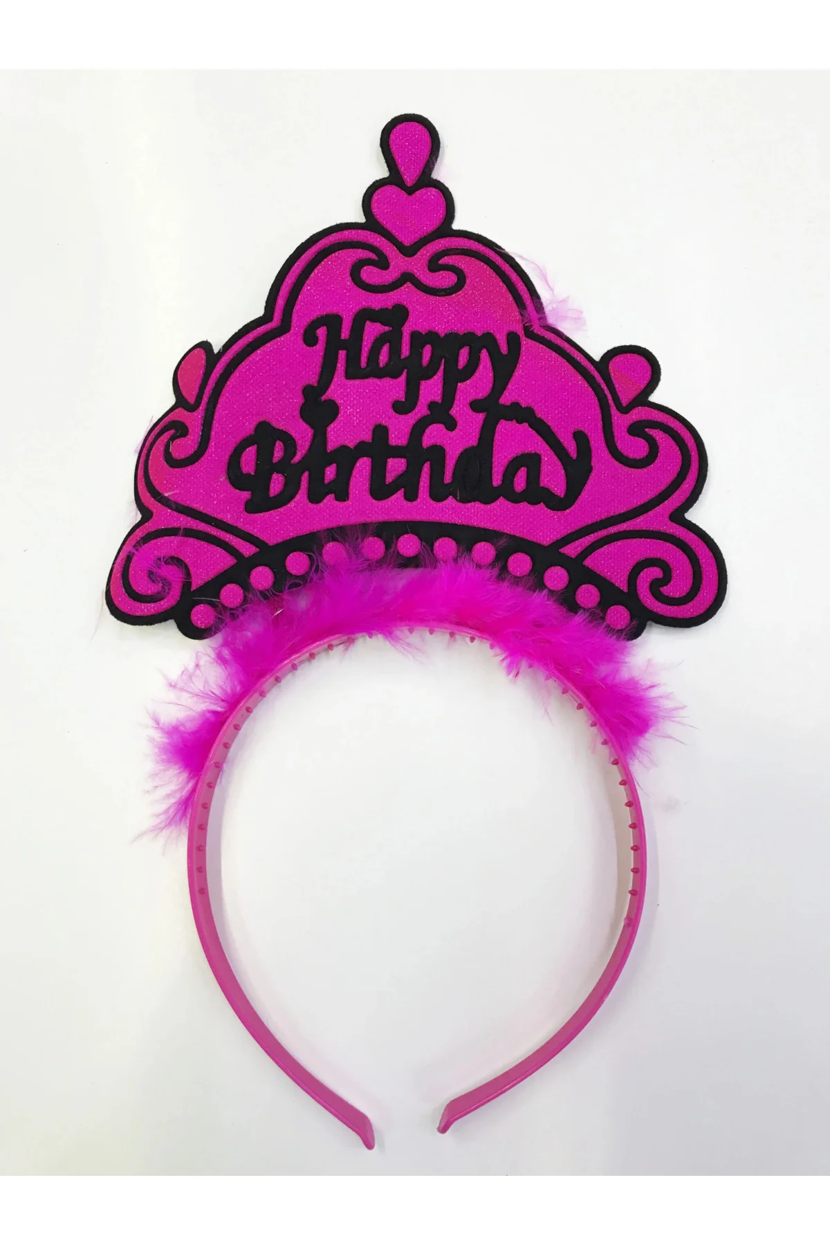 Happy Birthday Yazılı Neon Renk Taç 12 Adet Happy Birthday Yazılı Neon Renk Taç 12 Adet - Görsel 4