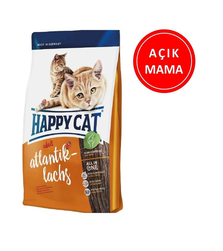 Happy Cat Atlantik Lachs Somonlu Kedi Maması 1 Kg AÇIK Happy Cat Atlantik Lachs Somonlu Kedi Maması 1 Kg AÇIK