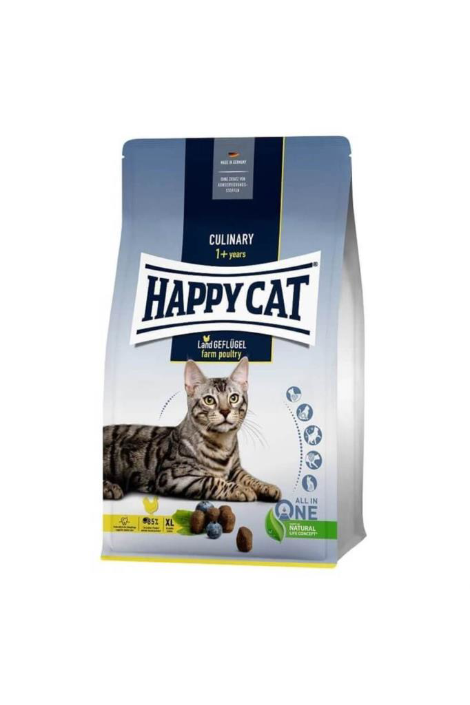 Happy Cat Culinary Land Tavuklu Yetişkin Kedi Maması 4 Kg Happy Cat Culinary Land Tavuklu Yetişkin Kedi Maması 4 Kg