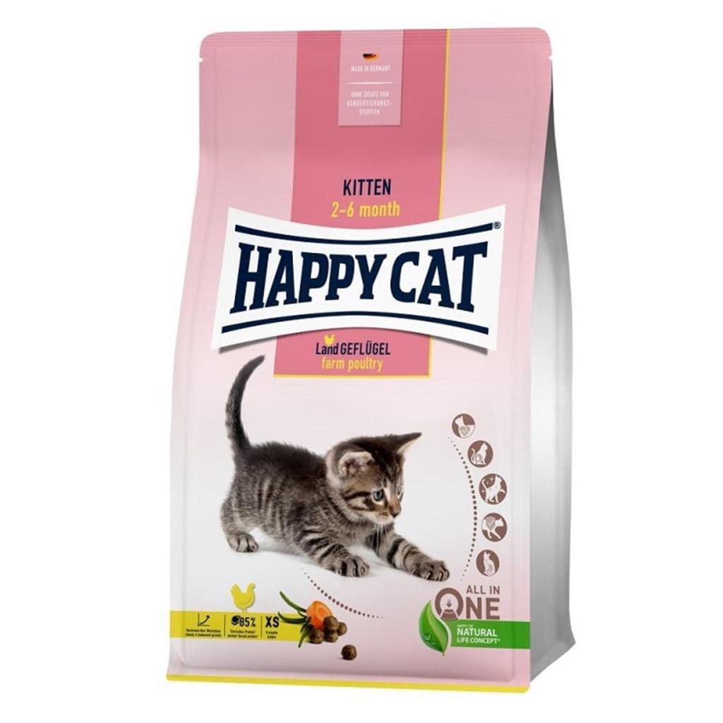 Happy Cat Kitten Tavuklu Yavru Kedi Maması 1.3 kg Happy Cat Kitten Tavuklu Yavru Kedi Maması 1.3 kg