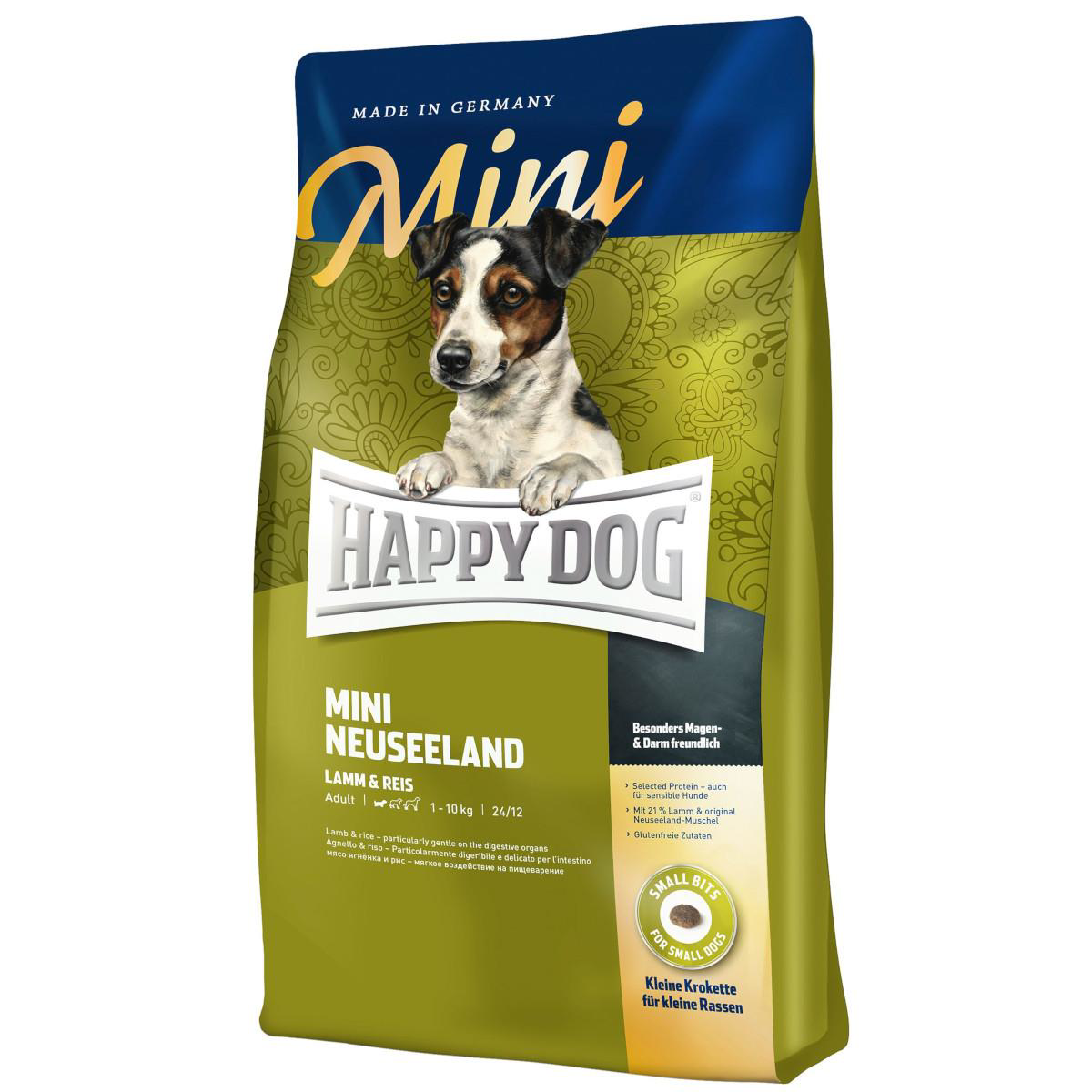 Happy Dog Mini Neuseeland Küçük Irk Köpek Maması 4 Kg